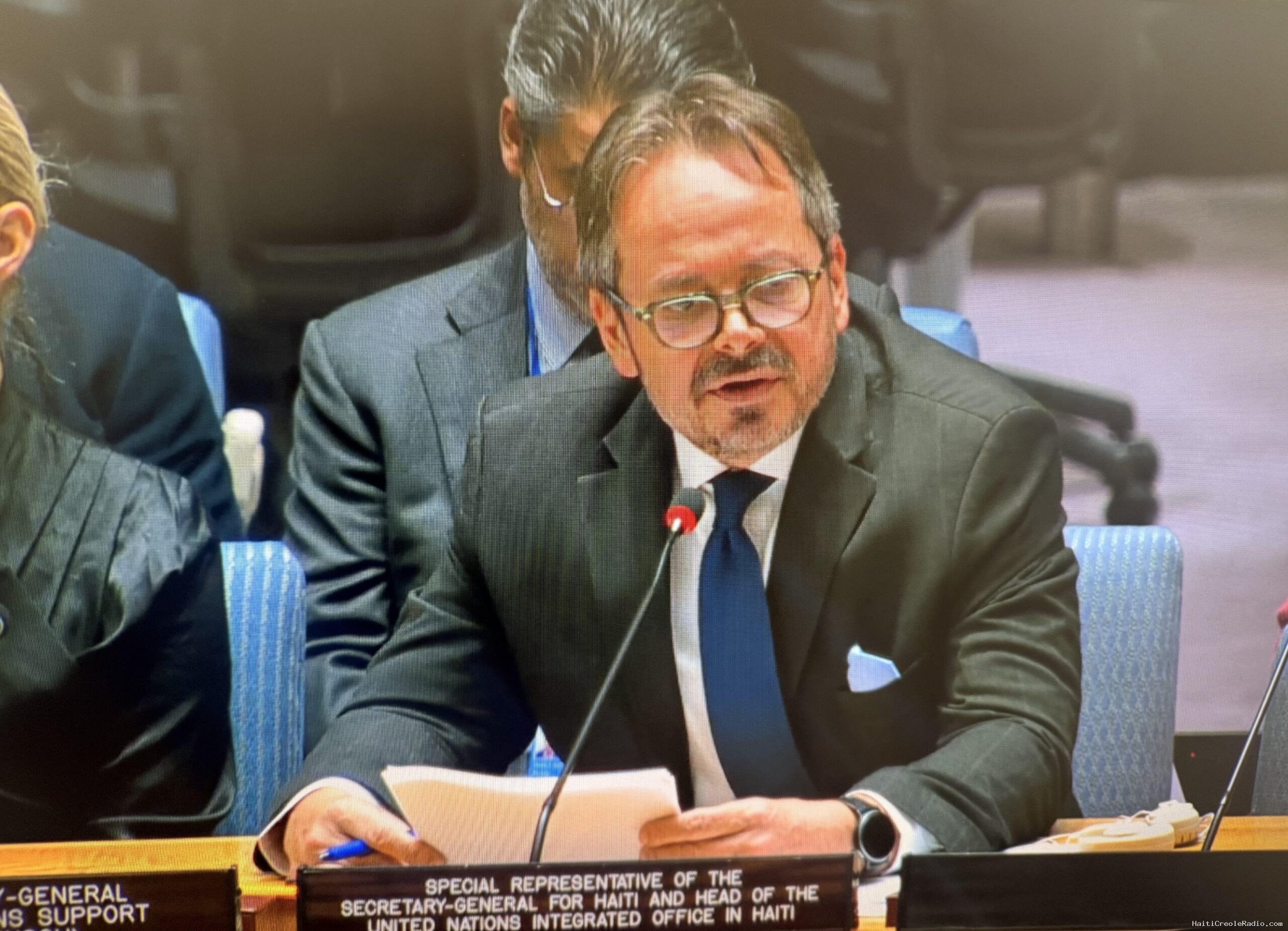 Haïti – ONU : le chef du BINUH alerte sur l’aggravation de l’insécurité et les défis électoraux