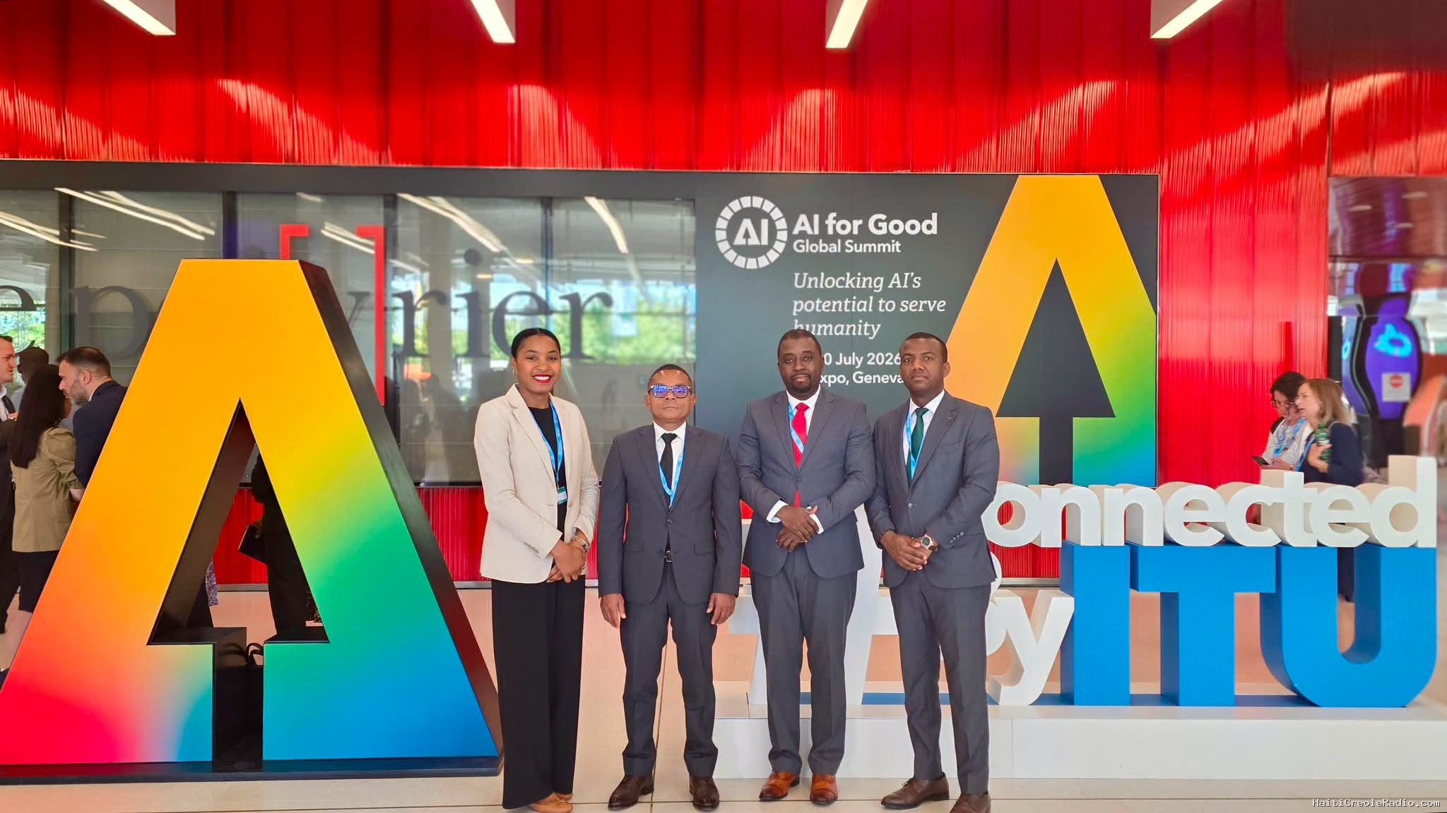 Haïti plaide pour une stratégie nationale sur l’intelligence artificielle au Forum mondial de Genève