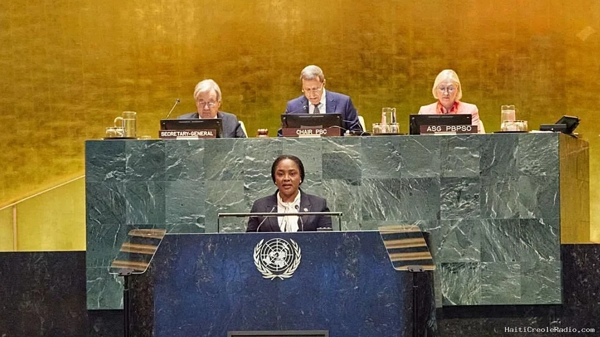 Haïti - Politique : La Ministre Sandra Paulemon à la tribune de l’ONU