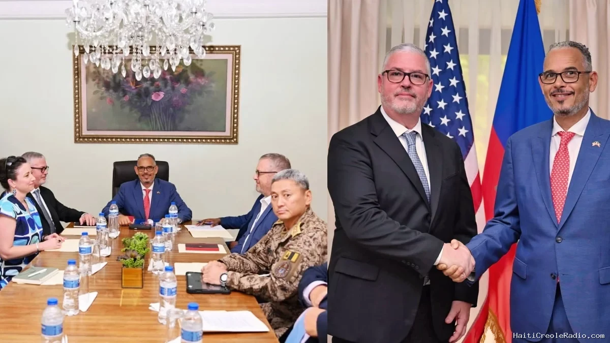 Haïti - Politique : Réunion de haut niveau avec David Howell, nouveau Chargé d’affaires a.i. des États-Unis