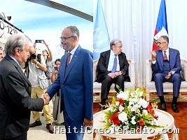 Haïti - Politique : Visite éclair en Haïti d’António Guterres, SG de l’ONU