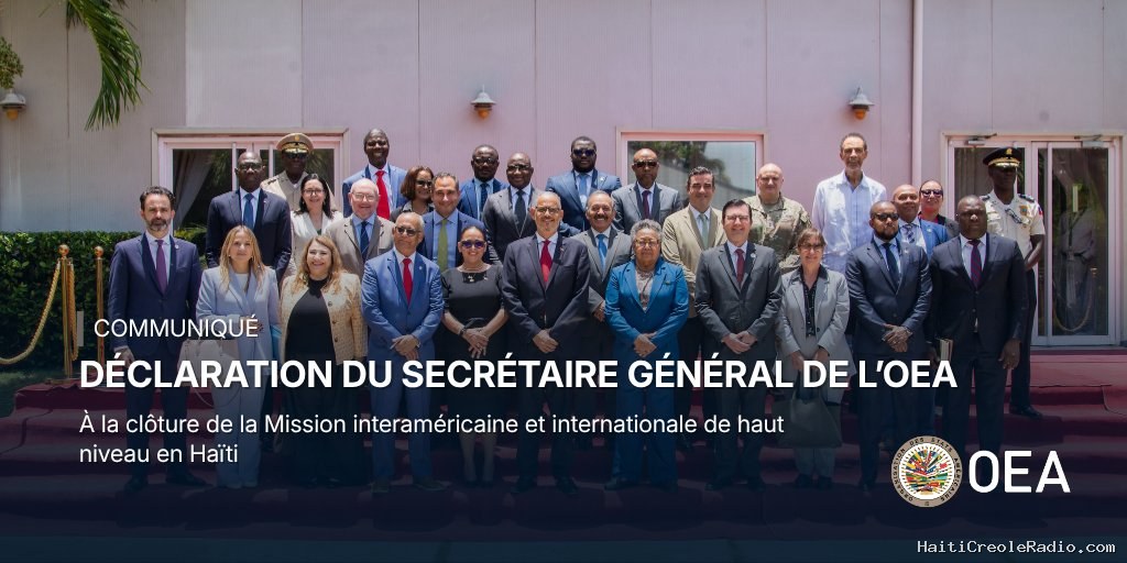 Haïti : Ramdin présentera son bilan le 26 août avant de réunir les « Amis d’Haïti » le 4 septembre pour les appeler à honorer leurs promesses