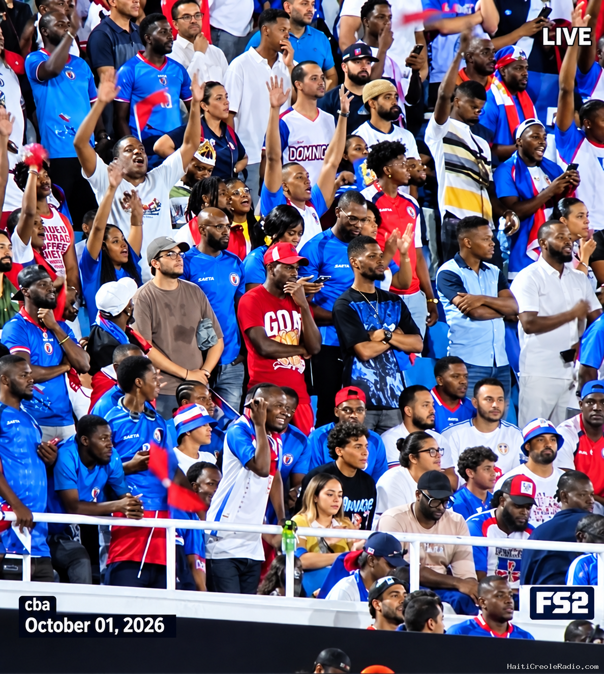 Haïti–RD (4-1) | La rencontre a généré plus de 10,6 millions de pesos en billetterie