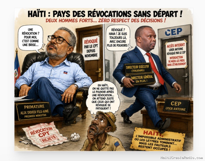 Haïti, royaume des révocations sans départ : Fils-Aimé et Uder Antoine, les “hommes forts” que les papiers n’ébranlent pas