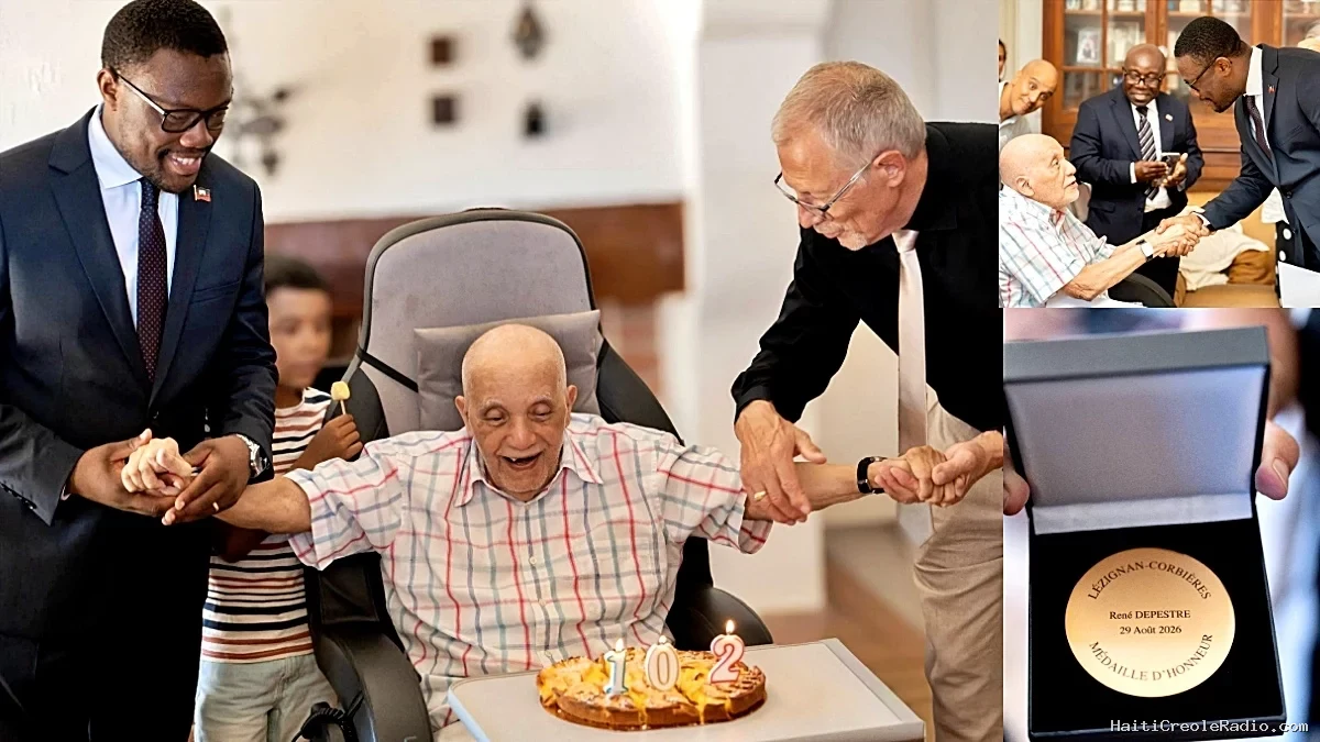 Haïti - Social : René Depestre célèbre son 102e anniversaire