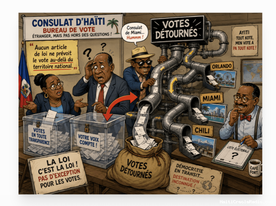 Haïti | Vote de la diaspora : la Commission de Venise recommandait la priorité au scrutin national […] — un an après l’annulation des voyages par le CPT, le CEP reprend la route