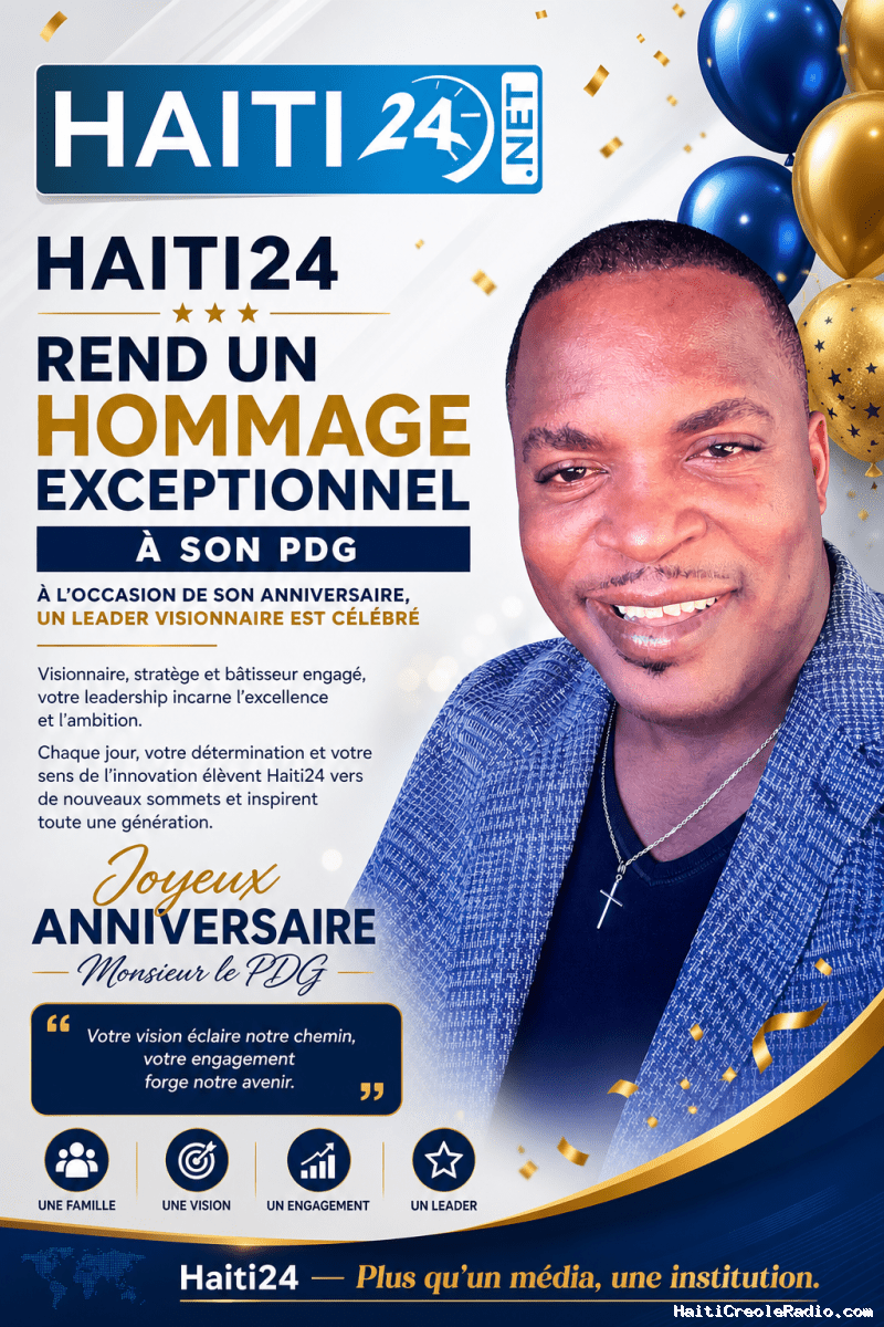 Haiti24 rend hommage à son PDG en ce jour d’anniversaire