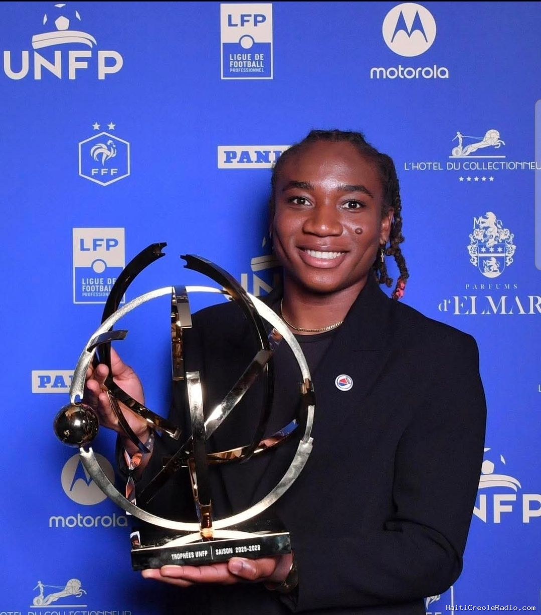 Haitian star Melchie ‘Corventina’ Dumornay crowned season MVP in French women’s league