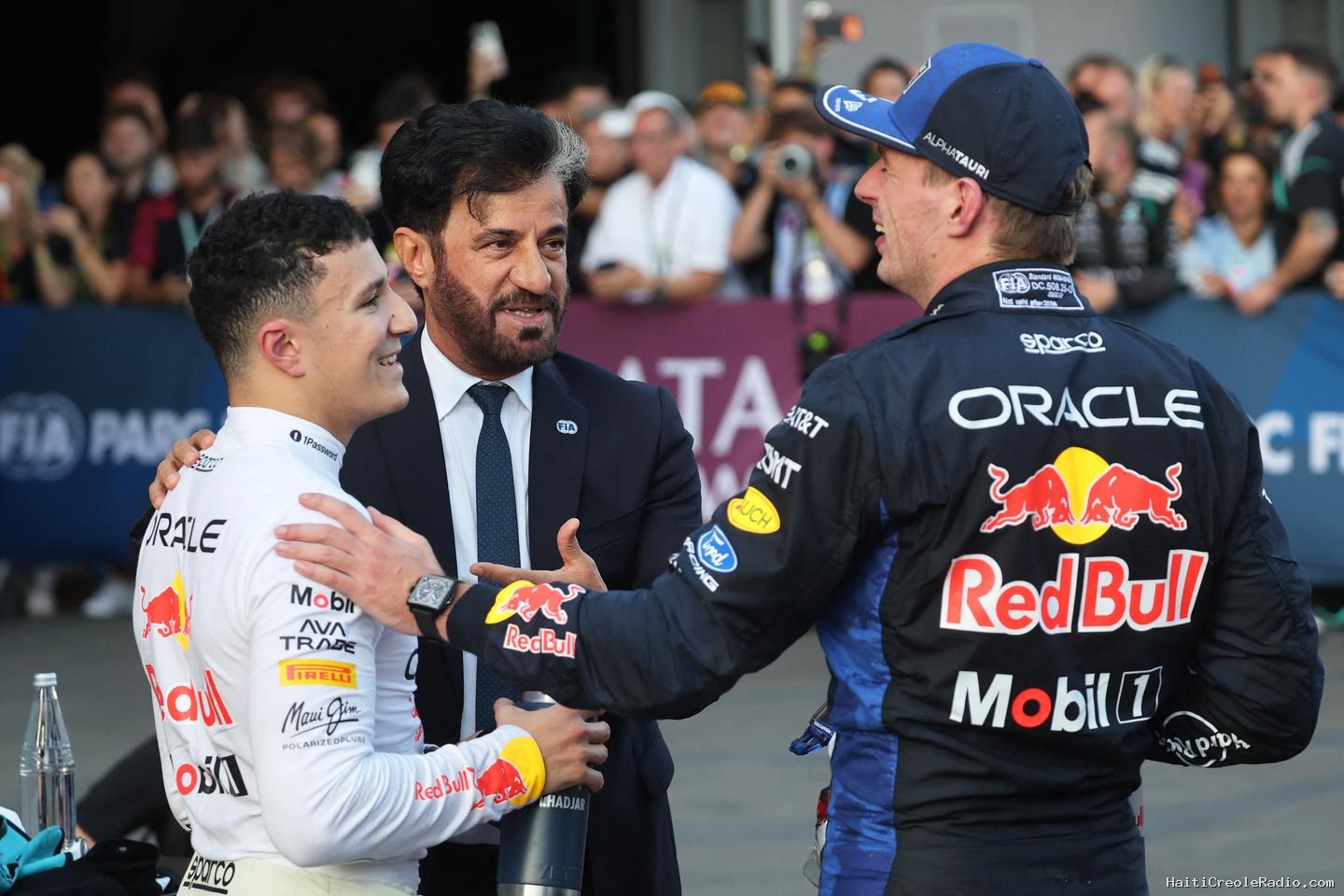 Isack Hadjar sur le podium pour son retour en formule 1, George Russell vainqueur d’un cheveu d’un Grand Prix d’Azerbaïdjan chaotique