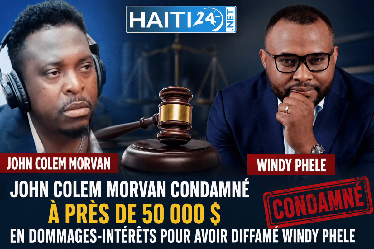 John Colem Morvan condamné à près de 50 000 $ en dommages-intérêts pour avoir diffamé Windy Phele