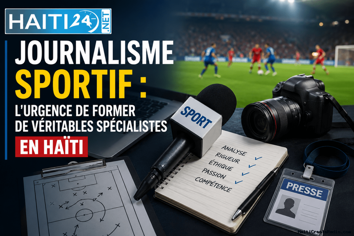 Journalisme sportif : l’urgence de former de véritables spécialistes en Haïti