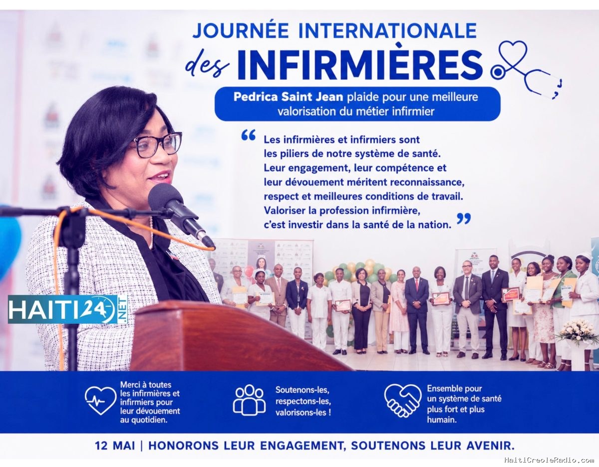 Journée internationale des infirmières : Pedrica Saint Jean plaide pour une meilleure valorisation du métier infirmier
