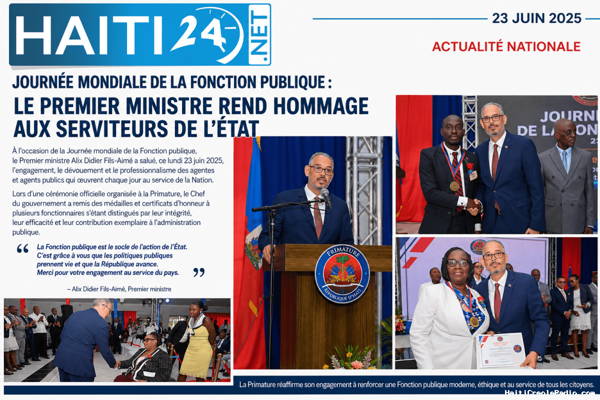 Journée mondiale de la Fonction publique : le Premier ministre rend hommage aux serviteurs de l’État
