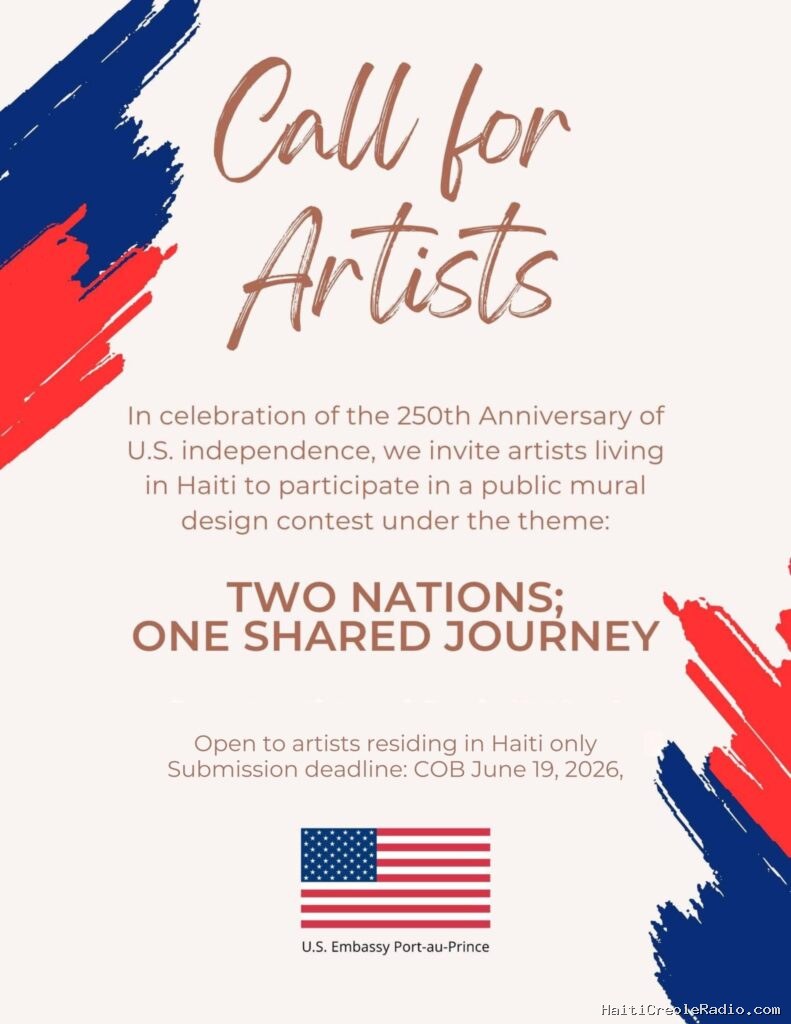 L’ambassade américaine lance un concours de fresque murale pour les artistes haïtiens