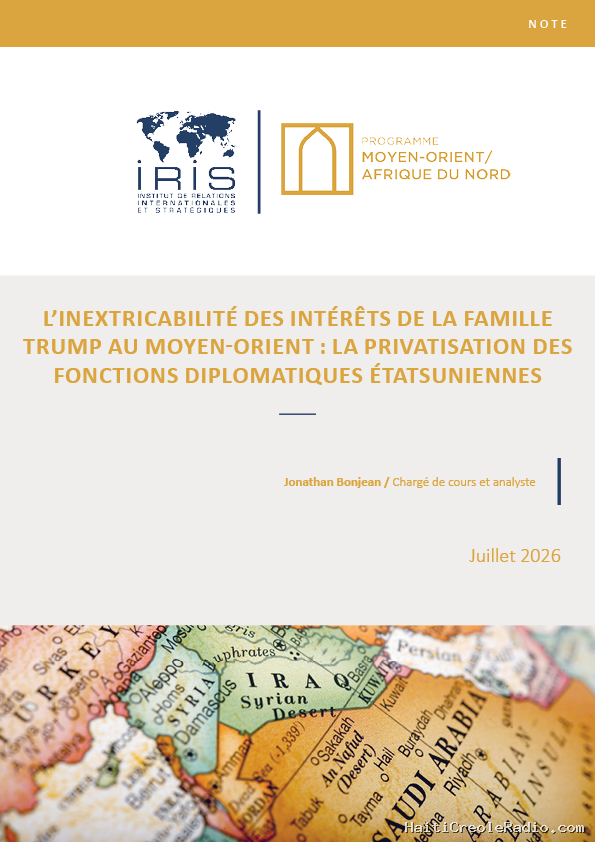 L’inextricabilité des intérêts de la famille Trump au Moyen-Orient : la privatisation des fonctions diplomatiques étatsuniennes