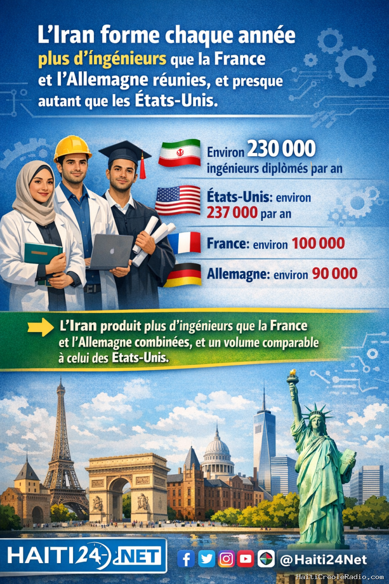 L’Iran forme chaque année plus d’ingénieurs que la France et l’Allemagne réunies