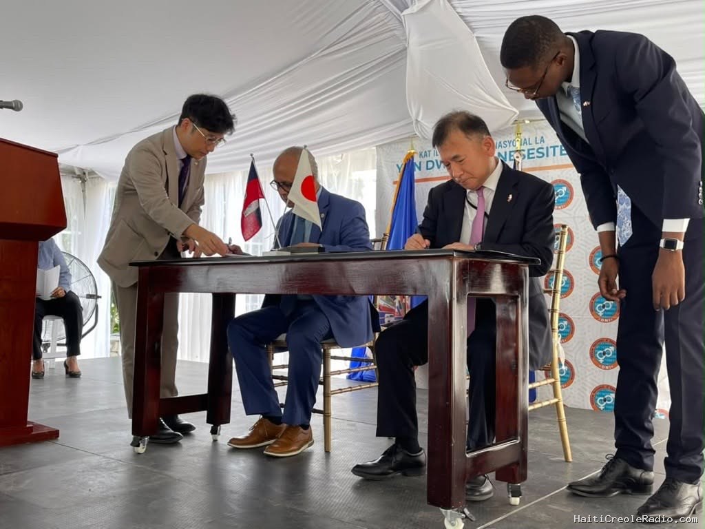 L’OEA et le Japon signent un accord pour fournir des cartes d’identité aux Haïtiens