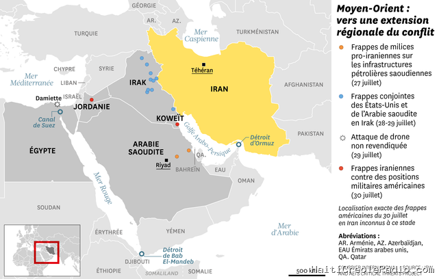 La guerre entre les États-Unis et l’Iran gagne de nouveaux pays et de nouveaux fronts
