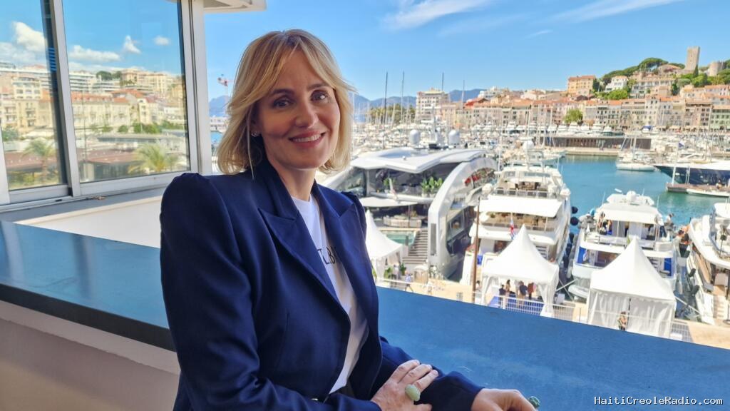 La réalisatrice Judith Godrèche, à Cannes, pour son film «Mémoire de fille» d'Annie Ernaux