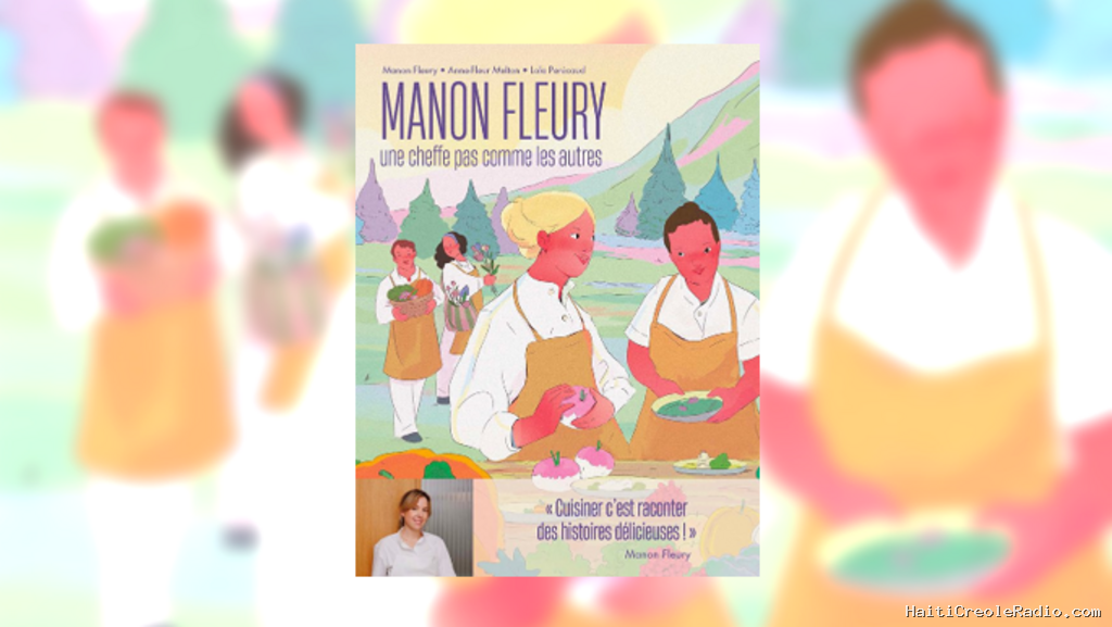 La recette de «Manon Fleury, Une cheffe pas comme les autres» mise en dessin dans un livre jeunesse