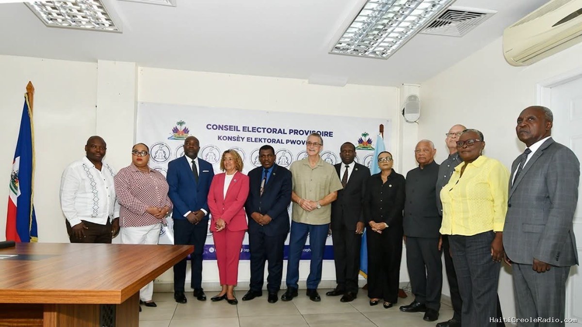 Le CEP et la CARICOM discutent des prochaines étapes du processus électoral
