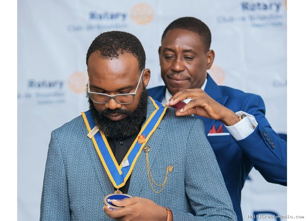 Le Dr Jean W. Wisley prend les rênes, au Cap-Haïtien, du Rotary Club de Bourdon pour l’année 2026-2027