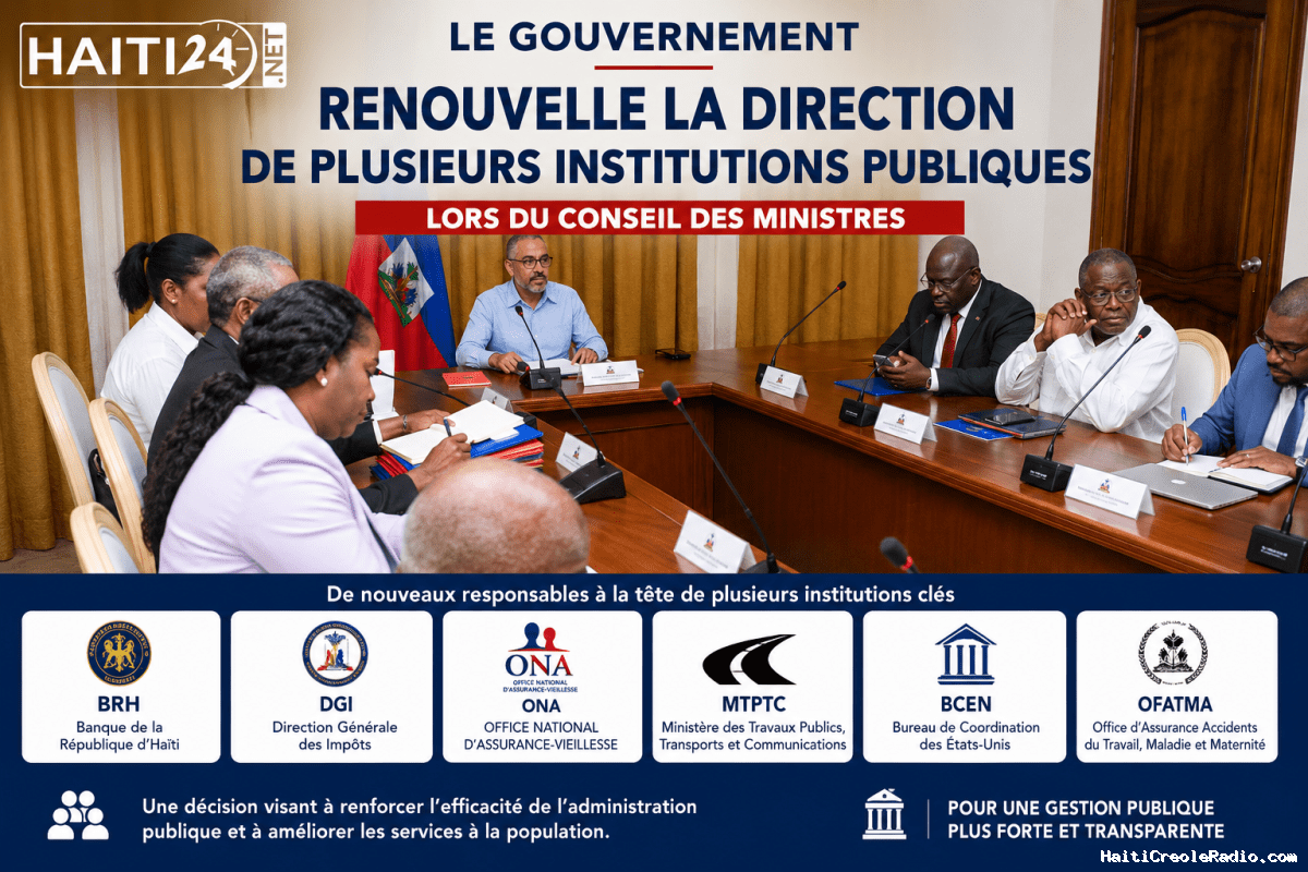 Le gouvernement renouvelle la direction de plusieurs institutions publiques lors du Conseil des ministres
