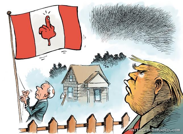 Le monde entier observe le Canada tenir tête à Trump