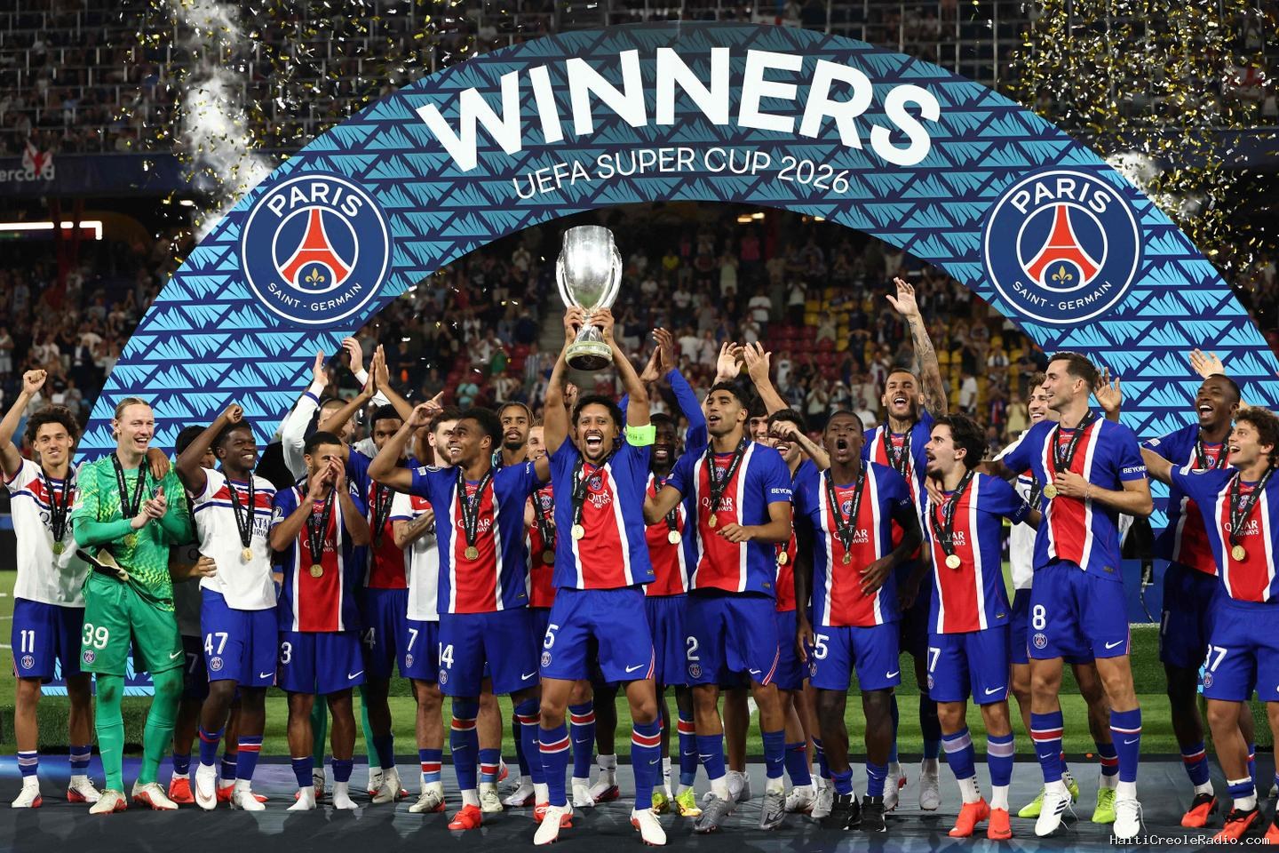 Le PSG conserve son titre dans la Supercoupe d’Europe en venant à bout d’Aston Villa
