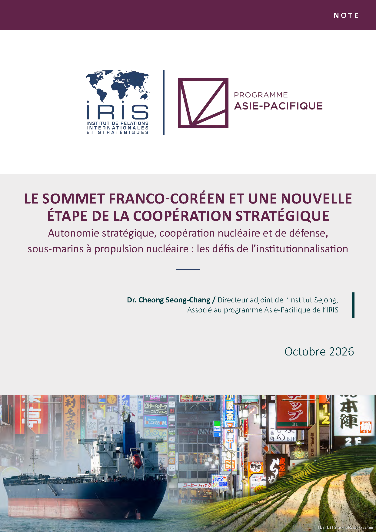Le sommet franco-coréen et une nouvelle étape de la coopération stratégique