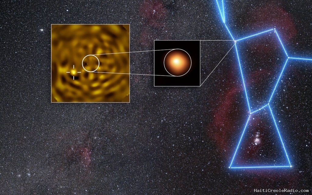 Le VLT confirme la présence d'un jeune soleil autour de Bételgeuse