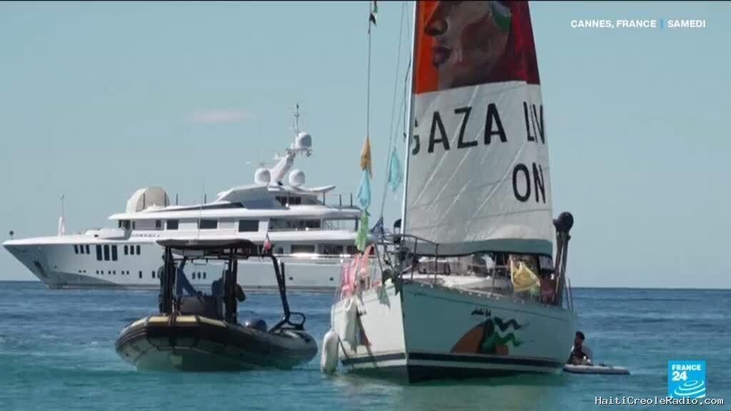 L'équipe paracycliste de Gaza sur la Croisette