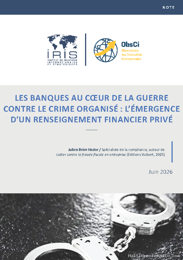 Les banques au cœur de la guerre contre le crime organisé : l’émergence d’un renseignement financier privé