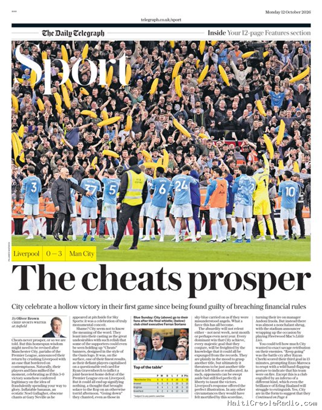 Manchester City, ce club de “méchants nés avant la honte”, de retour sur les terrains