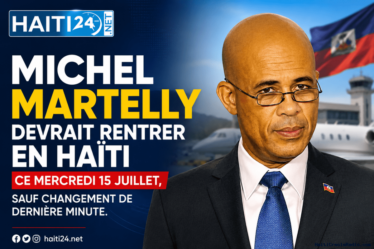 Michel Martelly devrait rentrer en Haïti ce mercredi 15 juillet, sauf changement de dernière minute