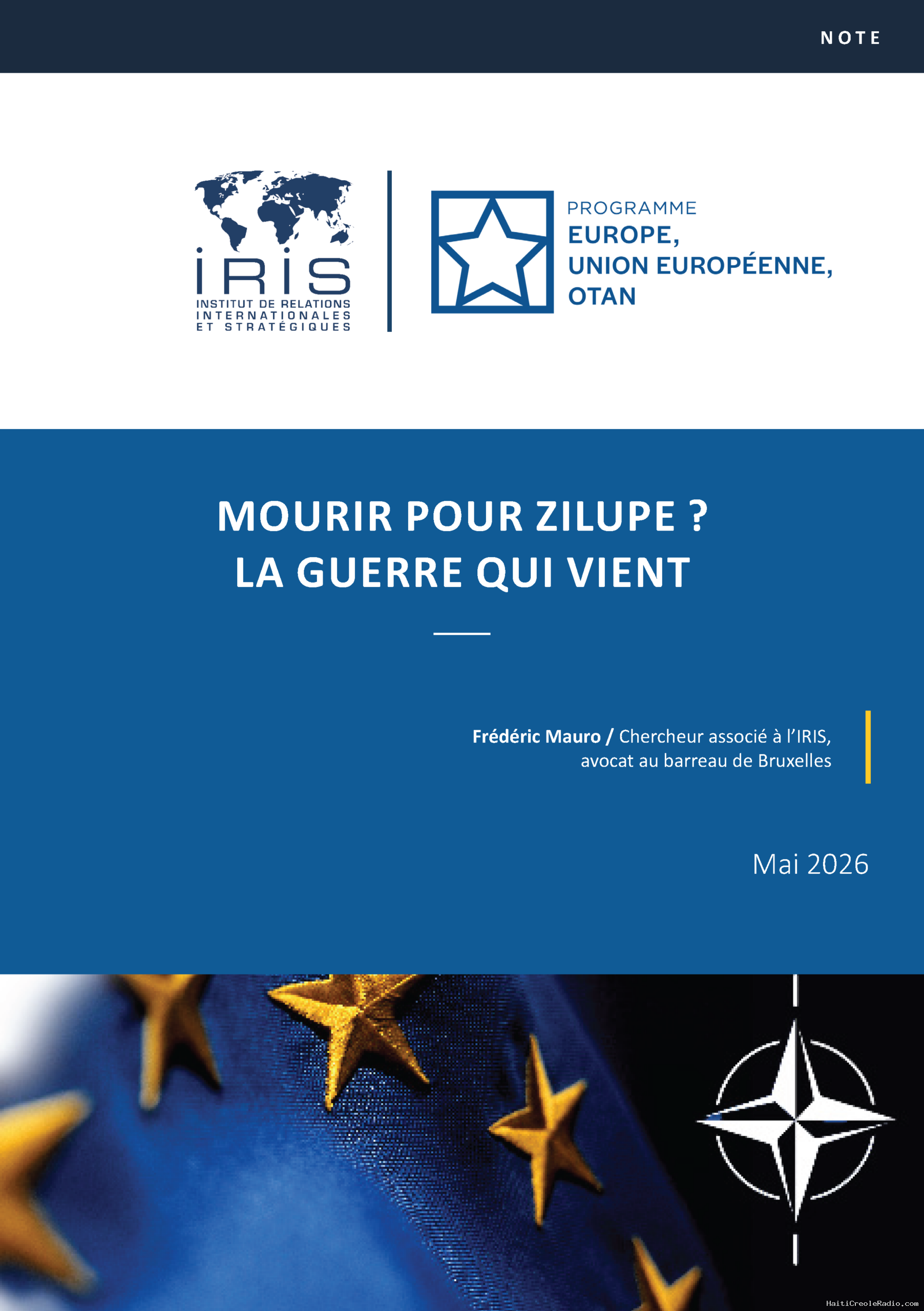 Mourir pour Zilupe ? La guerre qui vient