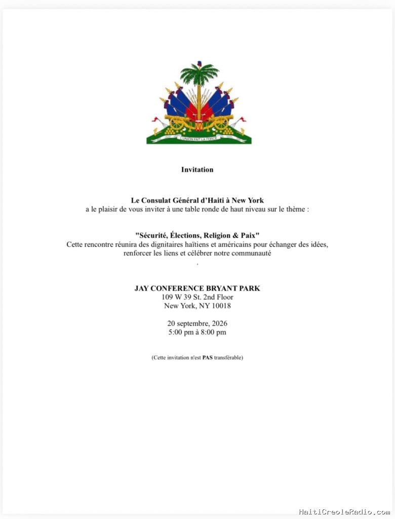 New York | Mario Andrésol à une table ronde sur la… sécurité en Haïti : son chef de cabinet, James Boyard, toujours aux mains des ravisseurs depuis plus de trois mois