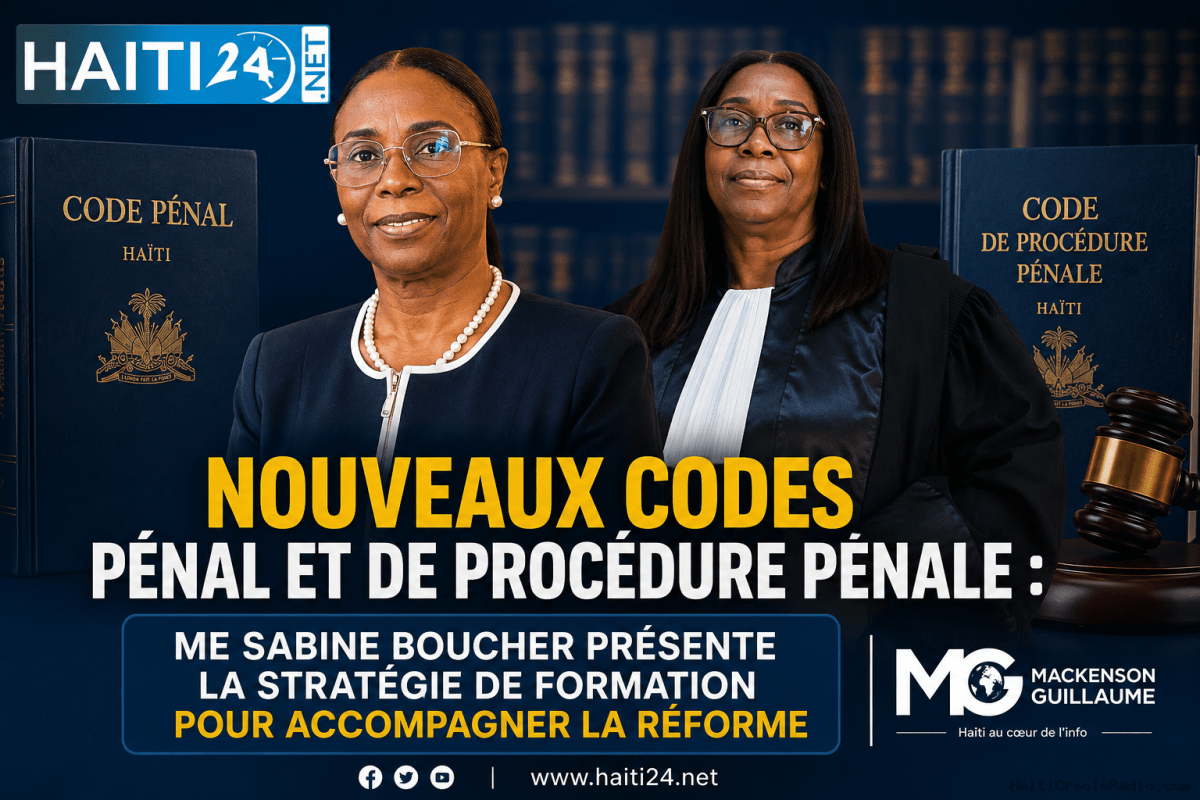 Nouveaux Codes pénal et de procédure pénale : Me Sabine Boucher présente la stratégie de formation pour accompagner la réforme