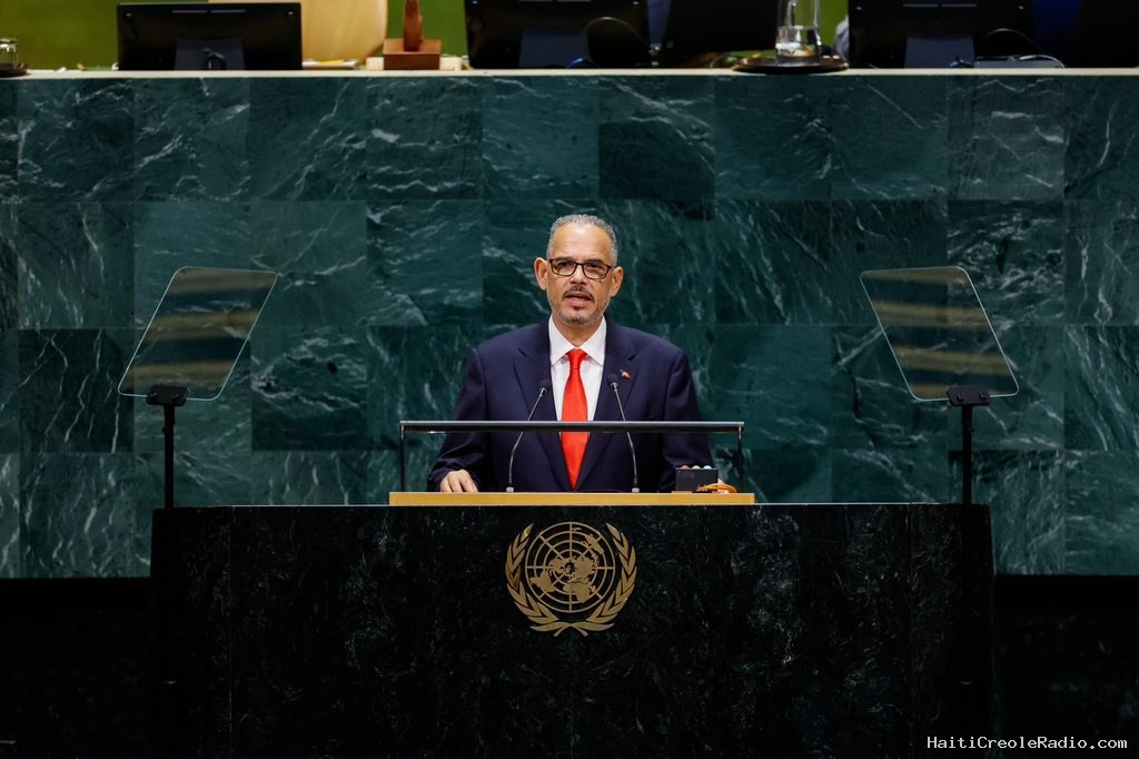 ONU | Pendant le discours de Fils-Aimé, des Haïtiens manifestent à New York : « Pas d’élections avec ce “puppet” »