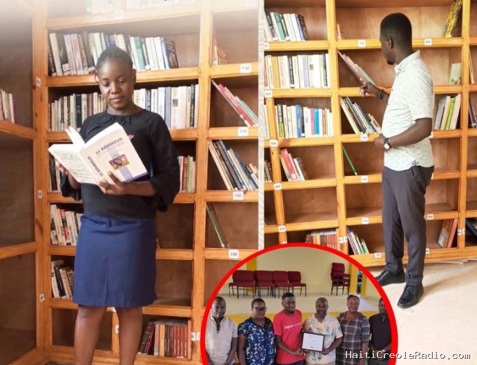 Port-de-Paix : une nouvelle bibliothèque communautaire ouvre ses portes
