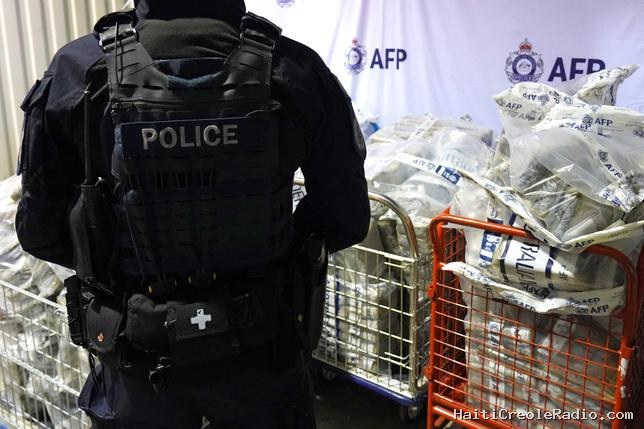 Près de 2,7 tonnes de cocaïne dans un bunker : saisie record pour la police australienne