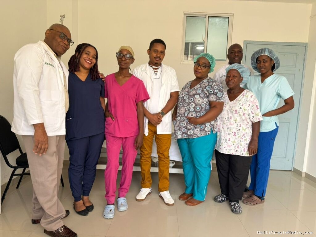 Prince Étienne, un petit garçon de 5 ans, peut enfin marcher sans assistance après une opération à l’OFATMA du Cap-Haïtien