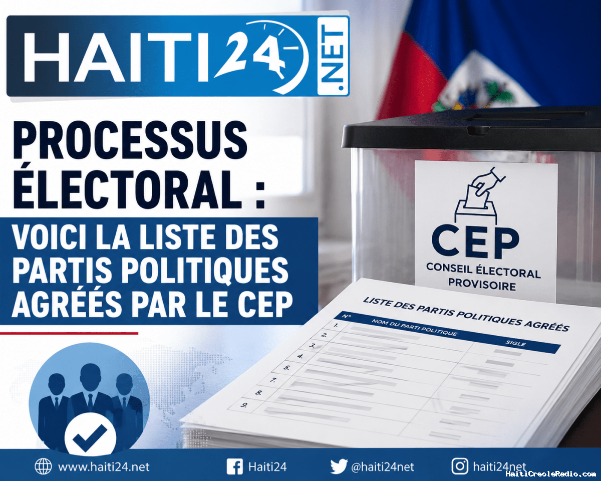 Processus électoral : voici la liste des partis politiques agréés par le CEP