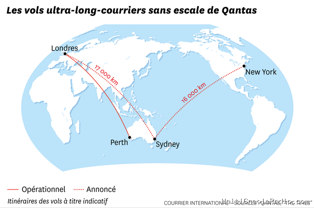 Qantas annonce un vol Sydney-New York sans escale pour “vaincre la tyrannie de la distance”