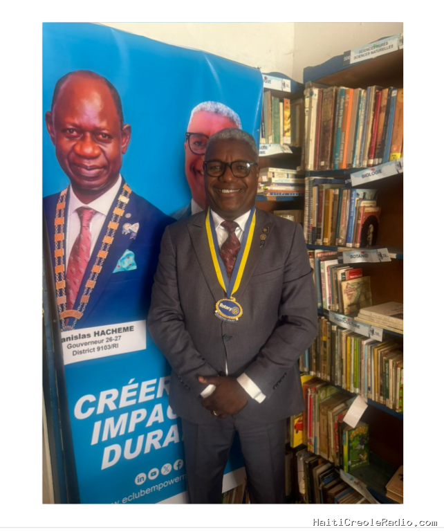 Rotary E-Club de Cotonou Empowerment : l’Haïtien Clément II Benoît officiellement investi président