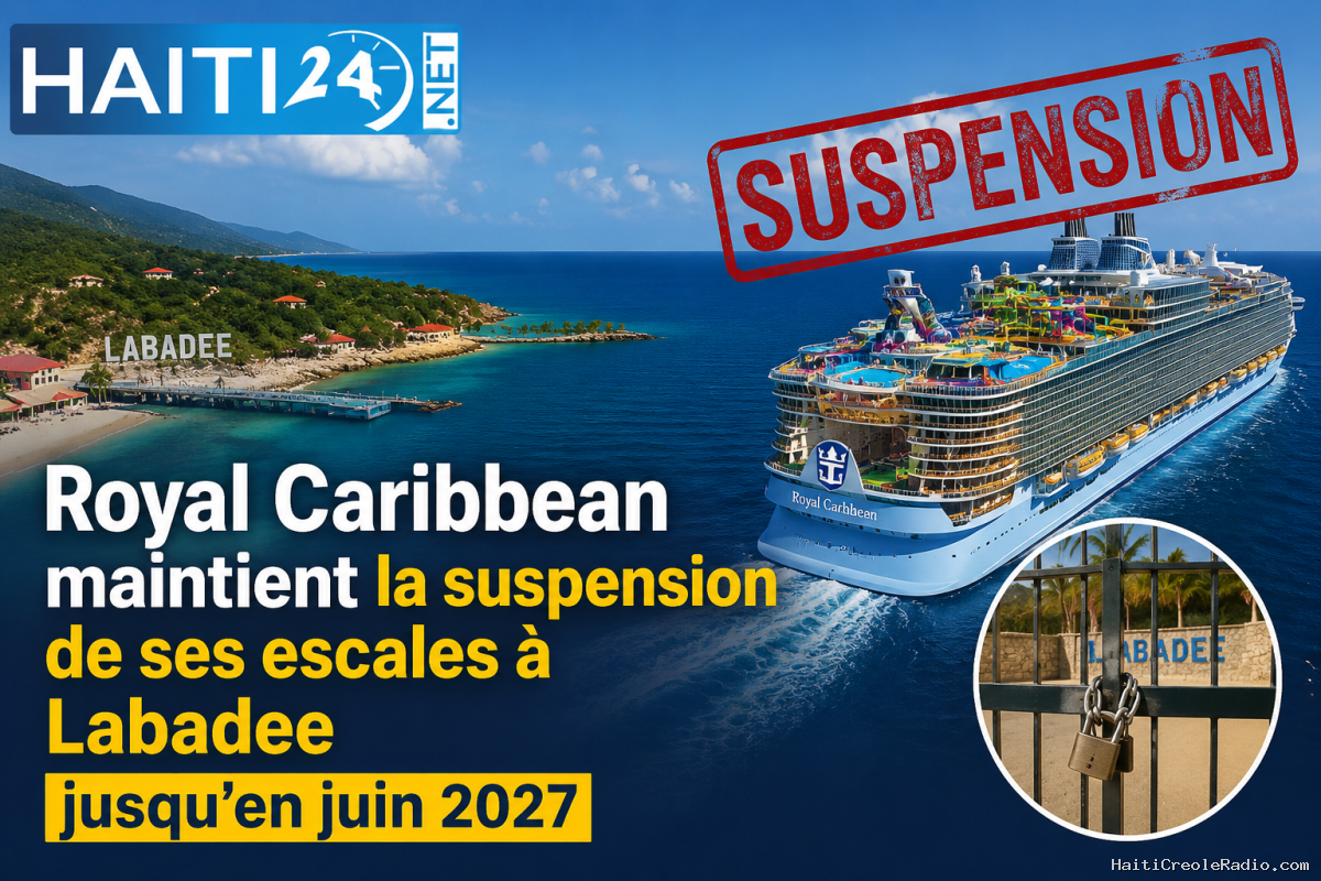 Royal Caribbean maintient la suspension de ses escales à Labadee jusqu’en juin 20270