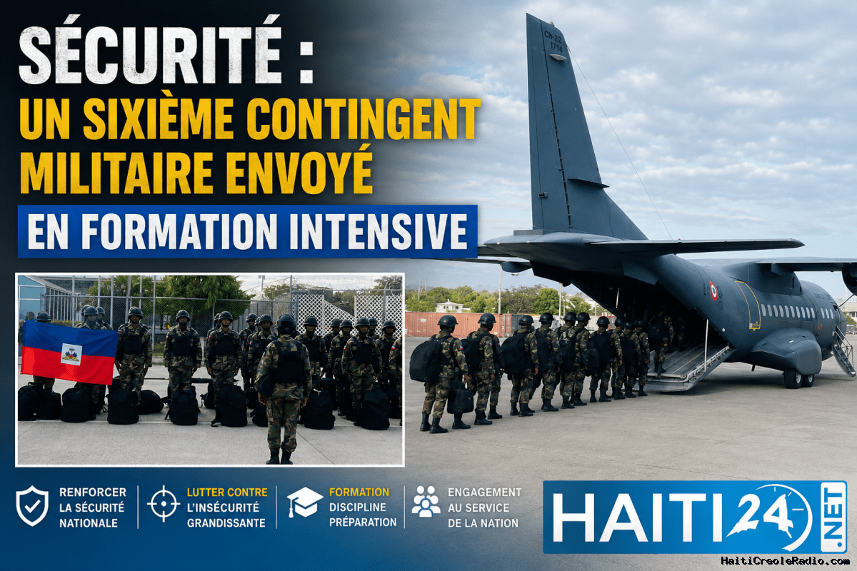 Sécurité : un sixième contingent militaire envoyé en formation intensive