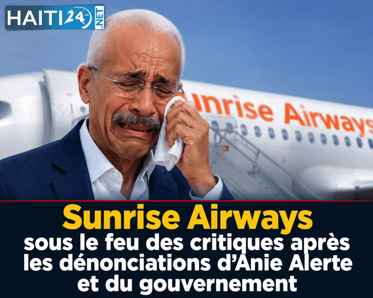 Sunrise Airways sous le feu des critiques après les dénonciations d’Anie Alerte et du gouvernement