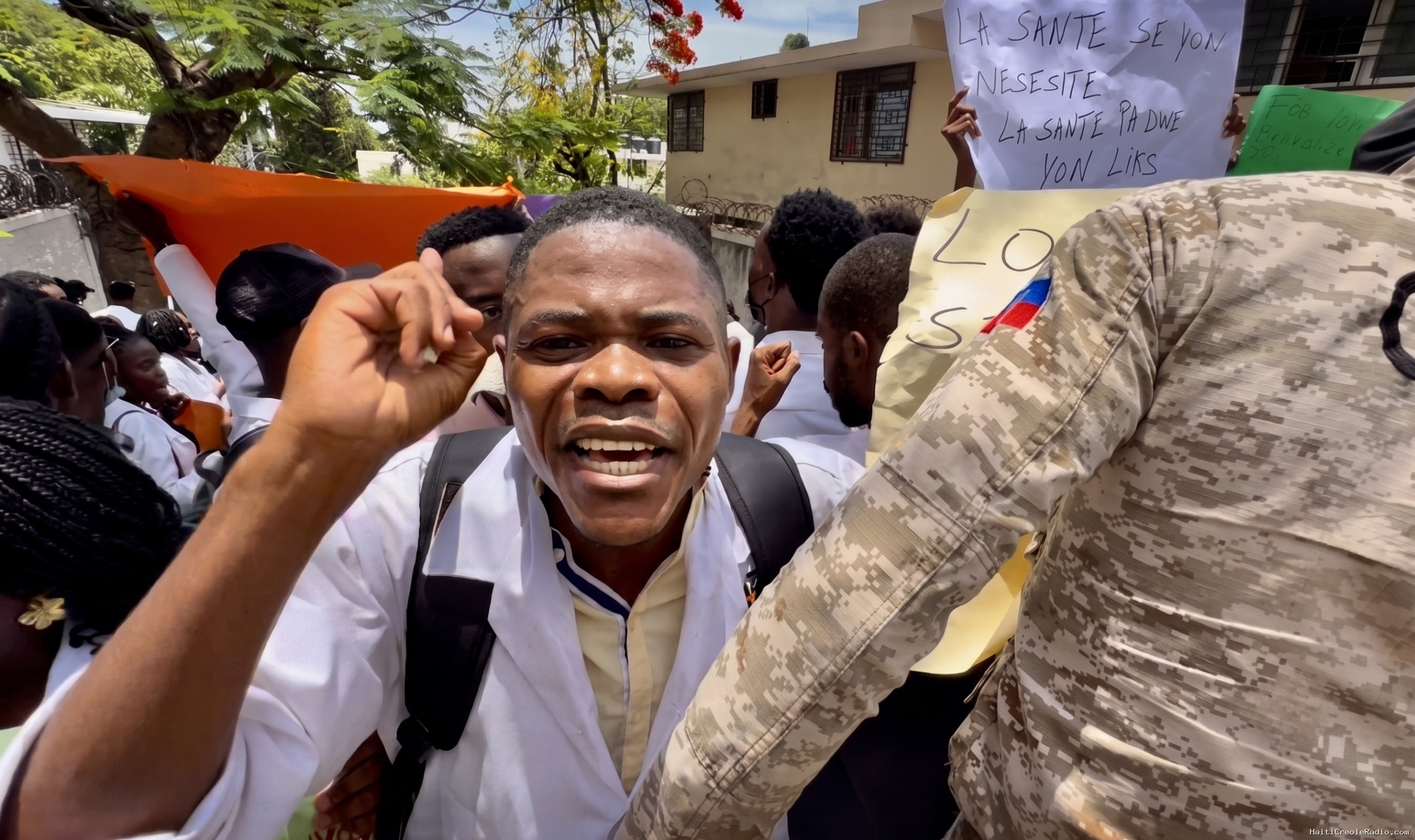 Tear-gassed students in Haiti plan new march to get hospital moved from gang territory
