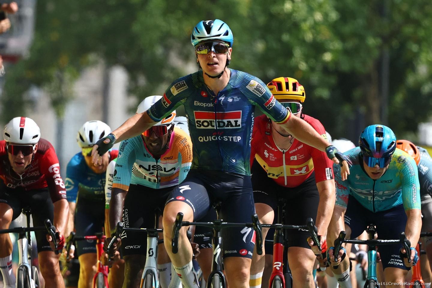 Tour de France 2026 : le Belge Tim Merlier remporte au sprint la septième étape